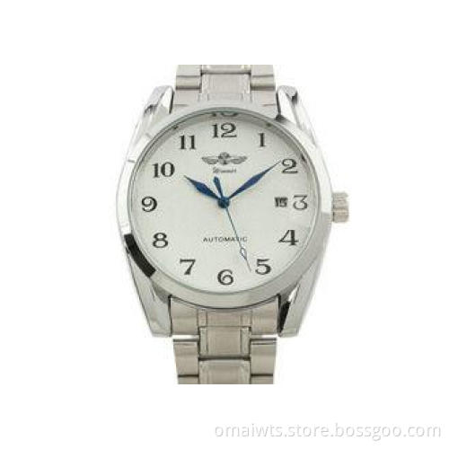 Silver Dial Vogue Mens Automatic Watch Mechanical For Men S